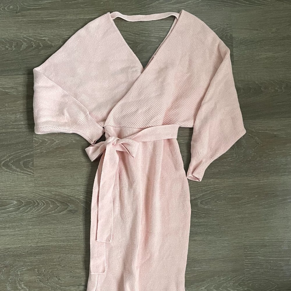 Petal & Pup Bambina Sweater Wrap Dress